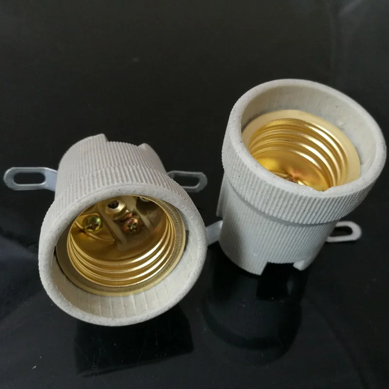 e27 Ceramic lamp holder E27 high temperature resistance ceramic copper