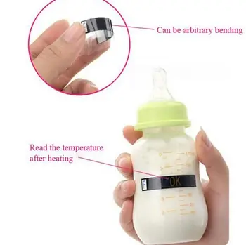 

Infant Baby Milk Bottle Temperature Test Paper Strip Thermometer Sticker Babies Safely Thermometers Temperature Measuring Card