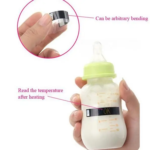 Infant Baby Milk Bottle Temperature Test Paper Strip Thermometer
