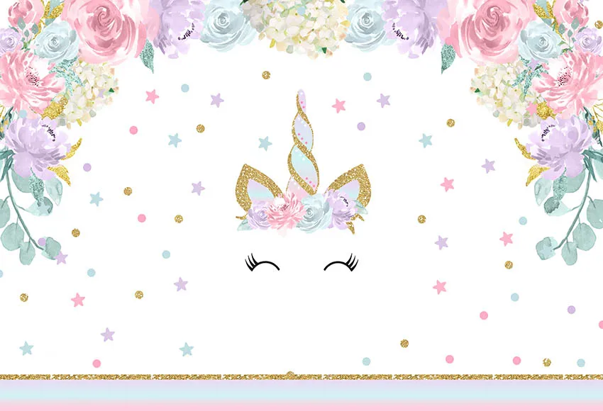 Пользовательские виниловые фоны для фотосъемки ребенка 1 день рождения фон
