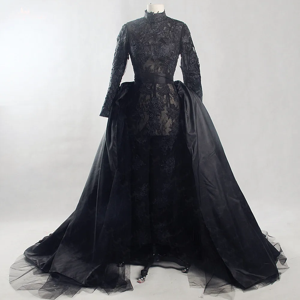 wedding romper with detachable train