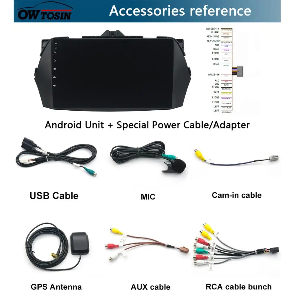 Best 9" IPS Android 9.0 Octa 8 Core 4GB RAM+64GB ROM Car DVD Radio GPS For Suzuki CIAZ 2013-2017 DSP CarPlay Parrot BT Stereo Adas 5
