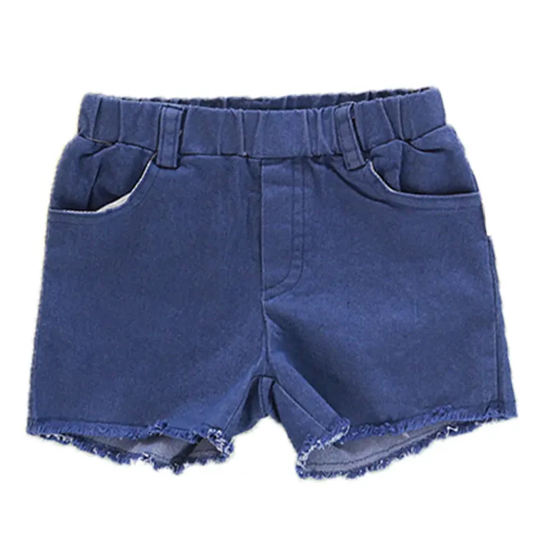 2017 Summer Children Shorts Fille Elastic Waist Cotton Kids Trousers