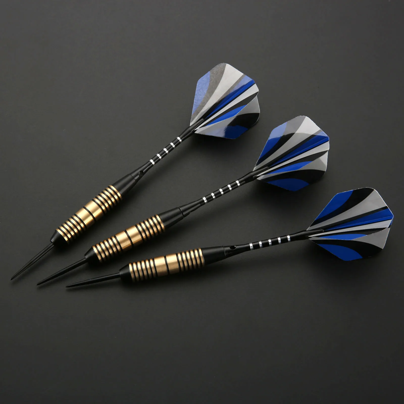 3 Pcs 26g Steel Point Darts Steel Needle Tip Dart Set Copper Brass
