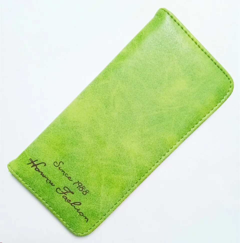 PASANNE женский кошелек держатель для карт повседневные женские стандартные кошельки модные длинные женские кошельки Кошелек для студента - Цвет: 2 grass green