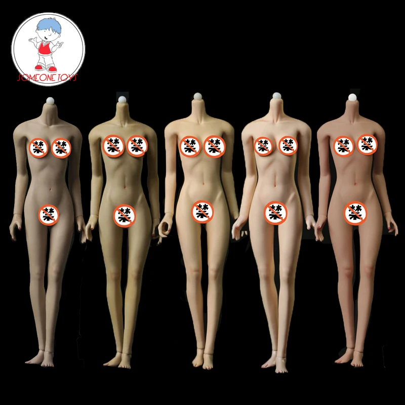 Фигурка jiaou doll 1/6 супергибкая бесшовная фигурка для тела среднего бюста 3 0 узкое