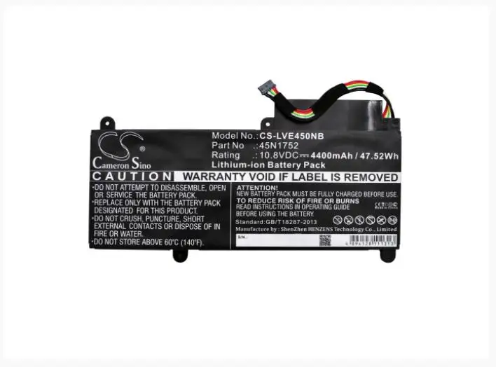 

Cameron Sino 4400mAh battery for LENOVO ThinkPad E450 E450 20DC003WUS E450 20DC004CUS E450C E4060 E455 E460C 00HW022 45N1752