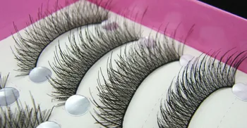 

by dhl 100set 10Pair/set Handmade Natural Long False Eyelashes Makeup Eyelash Cheap Fake Eyelashes Extensions Tools Eye Lashes