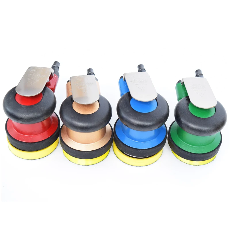 

OEM Mini Pneumatic Tools Air Tools Palm Random Orbital Sander Polisher 3 Inch 4 Inch Circle Round Pad 75mm 100mm new color
