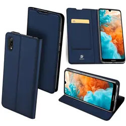 Оригинальный DUX DUCIS из искусственной кожи чехол для Huawei Y6 Pro 2019 Coque Роскошные тонкие флип чехол для Huawei Y6 Pro 2019 случаев