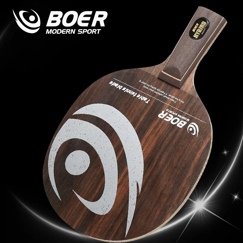 

BOER HTB 7 LAYERS PURE WOOD TABLE TENNIS BLADE TABLE TENNIS RACKET PING PONG PAT FOR TABLE TENNIS PLAERS