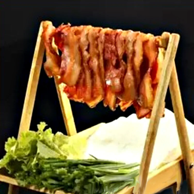 Бамбуковый Коврик для суши полка японский стиль Sashimi лоток горячий горшок мясо полка для овощей Нигири плита натуральная посуда портативная рама 1 шт