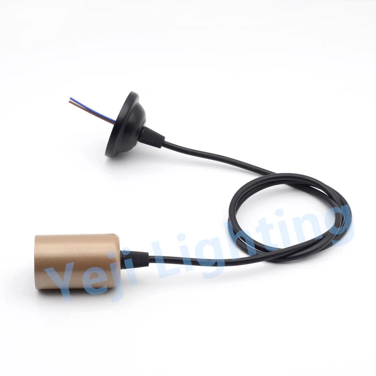Горячая Распродажа мини установка на потолке с E27 Edison ретро Красочный держатель лампы для потолка лампа люстра освещение аксессуары золото