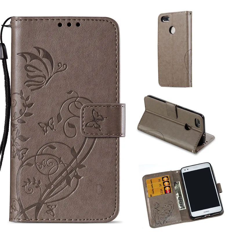 

Flip Embossed Leather Stand Case For Huawei P9 Lite Mini P9Lite Mini SLA-L02 SLA-L22 SLA-L03 Cover Book Style Cell Phone Cover