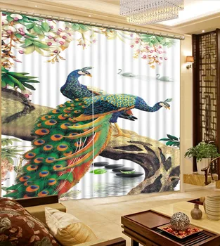 

3d curtain 3D Printing Curtains Beautiful Lifelike HD 3D Curtains Bedroom Decoration Living Room Cortinas CL-D144