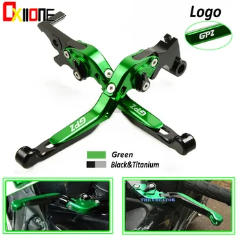 

Two Styles For Kawasaki GPZ500S 1990-2009 Motorcycle Brakes CNC Adjustable Folding Extendable Brake Clutch Levers up with LOGO