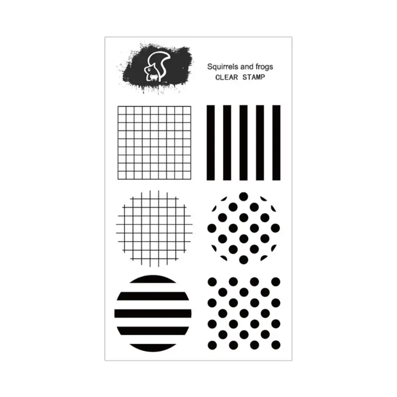 

Dot Grid Silicone Clear Seal Stamp DIY Scrapbooking Embossing Photo Album Decorative Paper Card Craft Art Handmade Gift