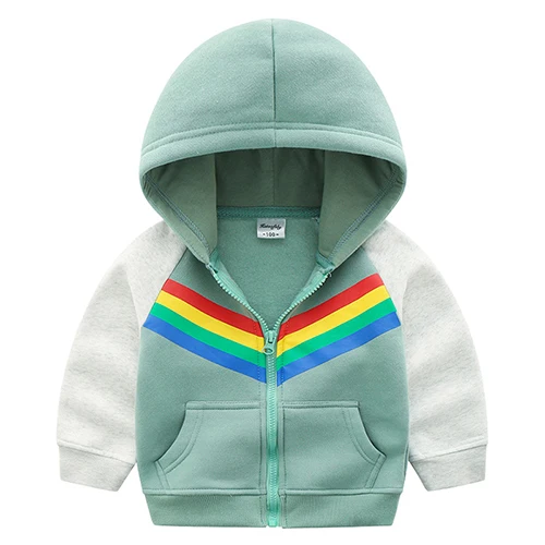 Buy weiqinniya Boys Jackets Winter Kids Rainbow Jacket