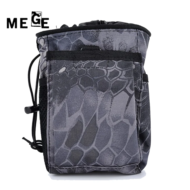 

MEGE Tactical Hunting Rifle Magazine Pouch, Military Molle Ammo Pouch Gun Dump Drop Reloader Pouch Bag Utility