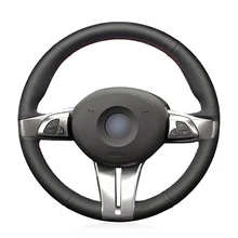 Hand-stitched Black Artificial Leather Anti-slip Soft Comfortable Car Steering Wheel Cover for BMW Z4 2003 2004 2005 2006 appdee black artificial leather car steering wheel cover for toyota corolla 2004 2006 caldina 2002 2007