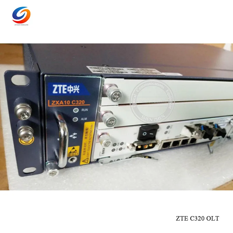 Оригинальный Mini Gpon Epon экономичный FTTH ZTE ZXA10 OLT C320 с 10GE SMXA/3 картой * 1 шт. PRAM AC + DC