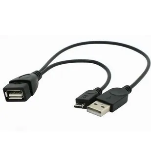 

10pcs/lot Micro USB OTG Host cable With USB Power
