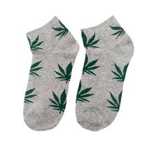 Мужские носки известные носки с травой для мужчин женщин весна лето осень хлопок повседневные короткие модные носки с травой для мужчин