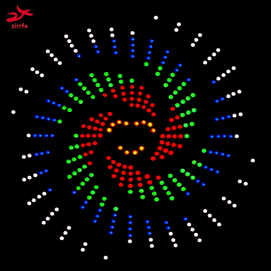 Zirrfa красивый танцевальный светильник cubeed для подарка на день рождения, светодиодный электронный diy комплект
