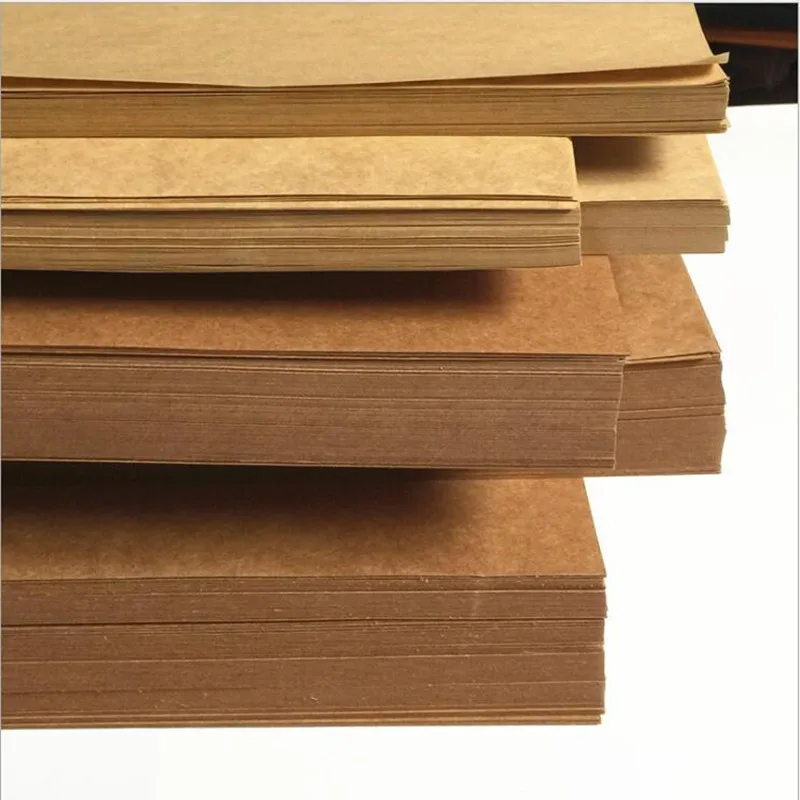 400gsm плотная 50 шт. A4 коричневая крафт-бумага DIY Ручная работа для изготовления карт