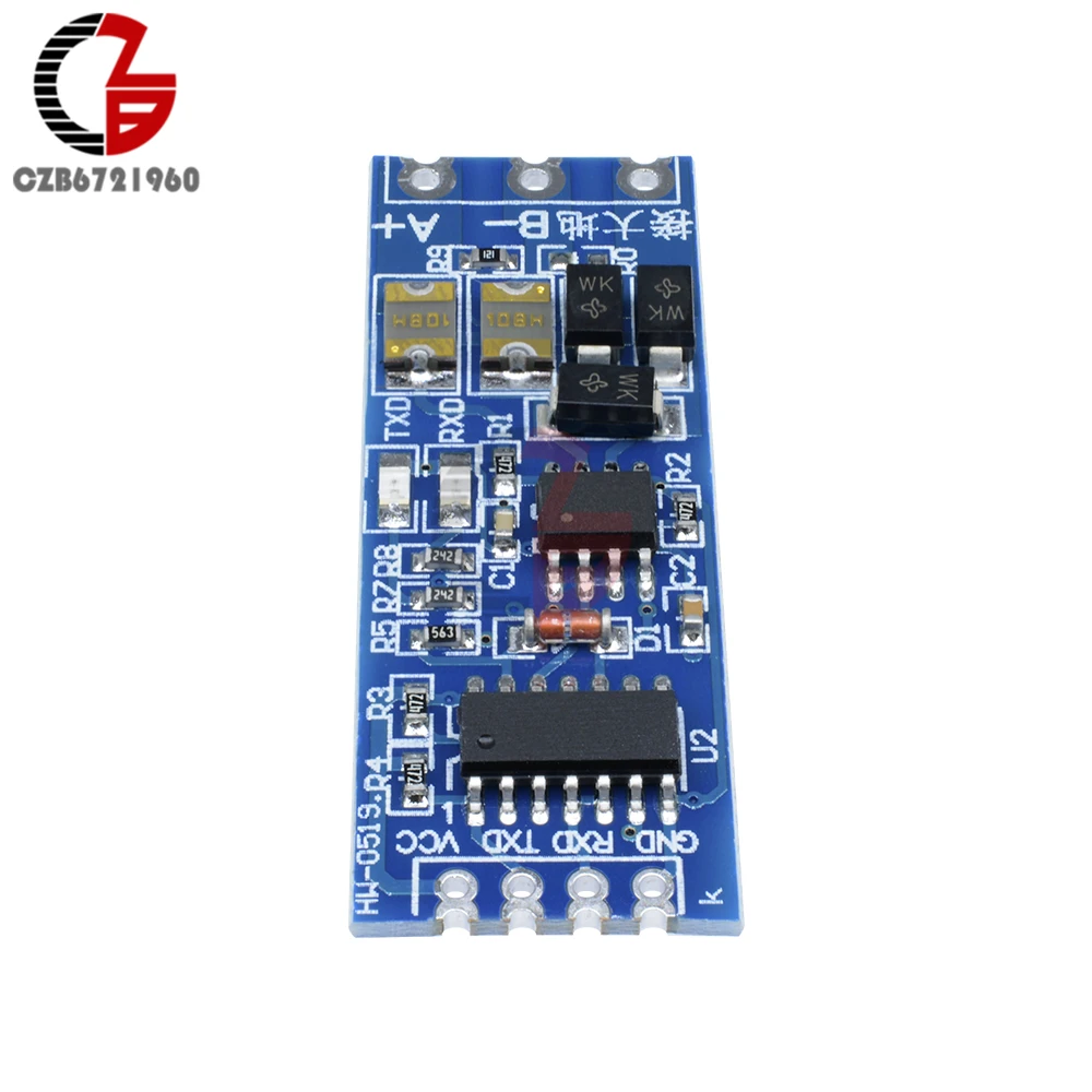 DC 3 V 5V RS485 к TTL преобразователь модуль стабильный UART серийный порт анти помех гром
