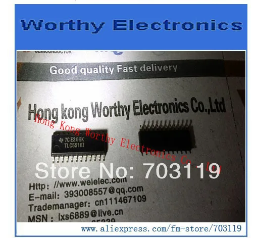 

Free shipping 10pcs/lot TLC5510INSR TLC5510 TLC5510I SOP-24