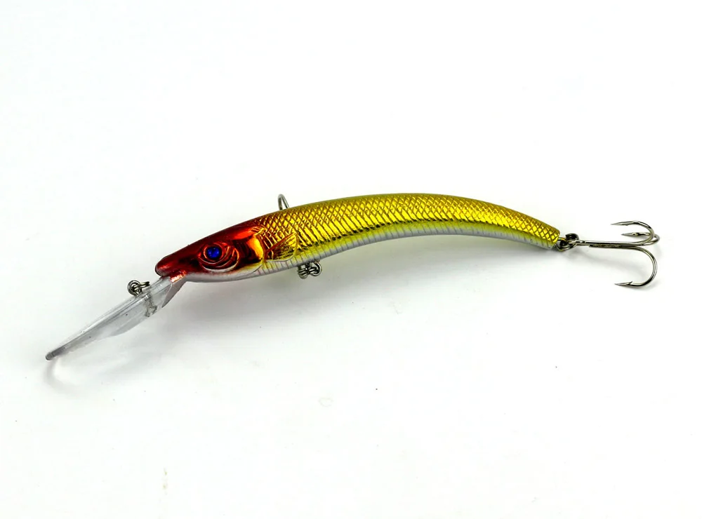Dop Ship 1PCS 15.5cm 16.3g Wobbler Fishing Lure Big Crankbait Minnow Peche Bass Trolling Artificial Bait Pike Carp lures