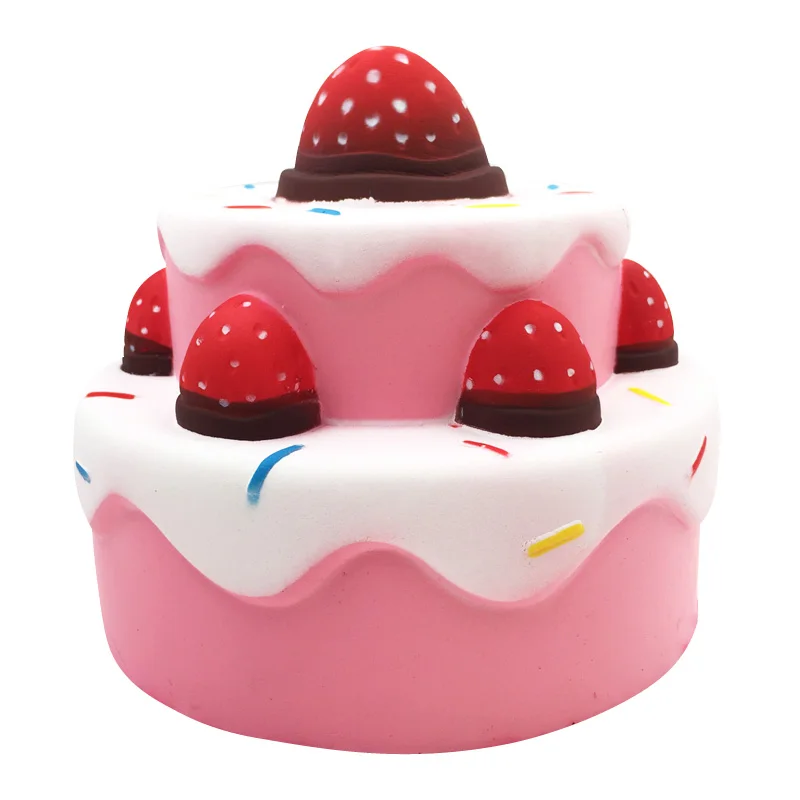 

Layer Cake Dessert Squishy Stress Reliever Custom Squishy Toy For Kids