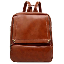LEVELIVE Модные женские Девушки Кожа Рюкзак Женщины Старинные Небольшой Bagpack Школьные Сумки для Девочек-Подростков Марка Женский Mochila