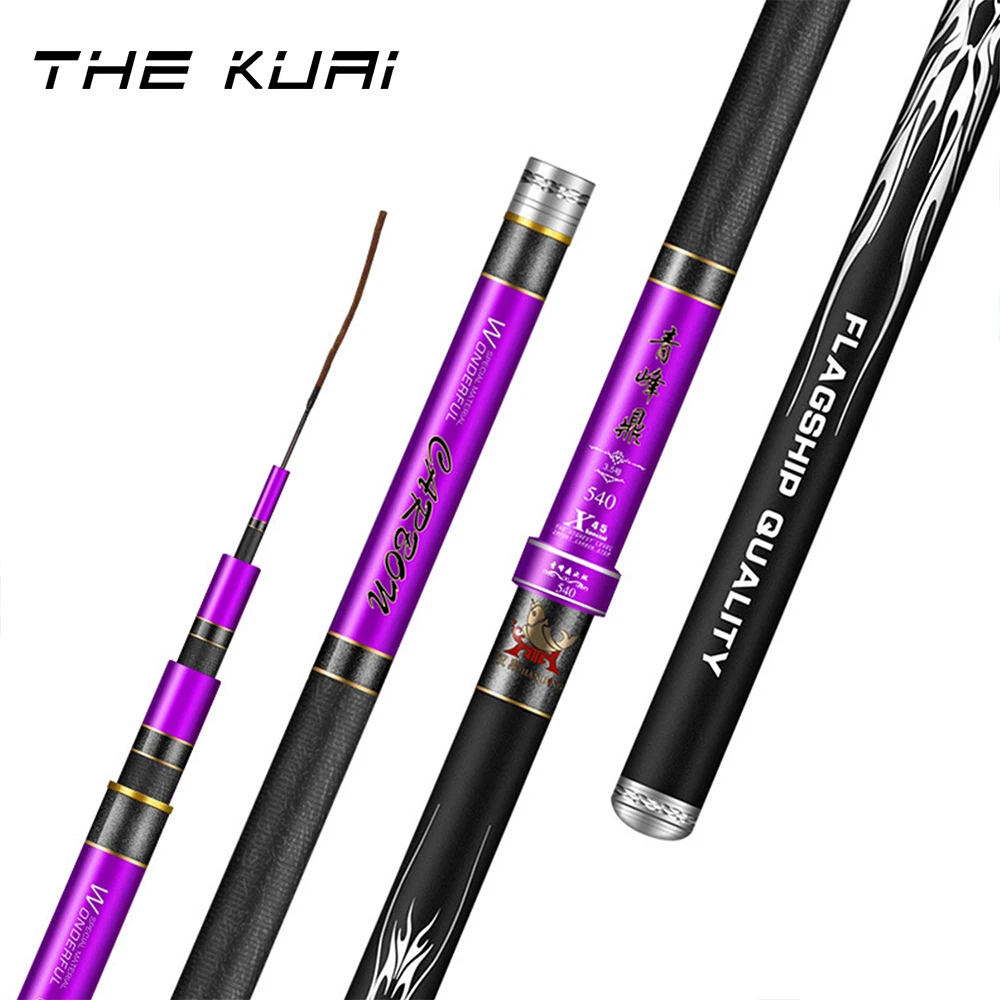 

THEKUAI Ultra Light Superhard 19 Tonality Taiwan Fishing Rods 2.5Kg Fishing Weight Carp Fishing Rod Big Giant Fishing Rod