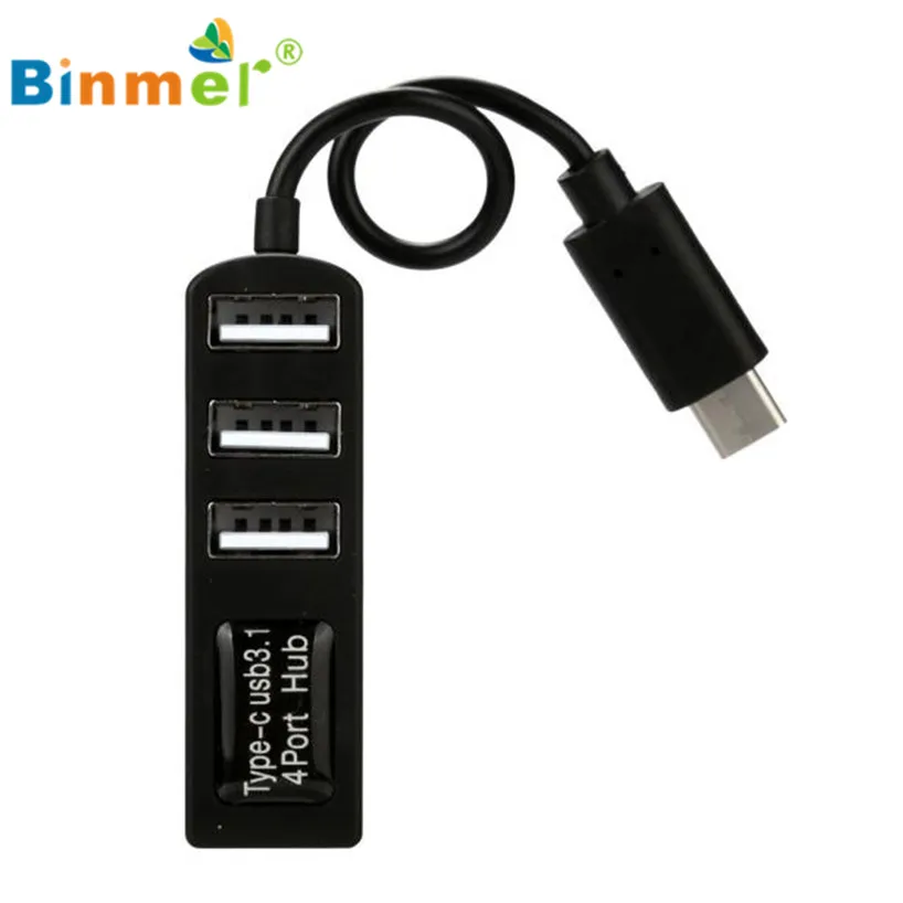 Binmer Тип с разъемами типа C и 4-Порты и разъёмы USB 3,0 док-станция USB 3,1 адаптер для ПК Apple Macbook 112 Sep 15