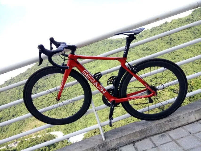 Flash Deal SERAPH paint carbon bicycle frame Custom painting  TanTan company.  factory sale OEM products  road carbon frame TT-X1 frame 20
