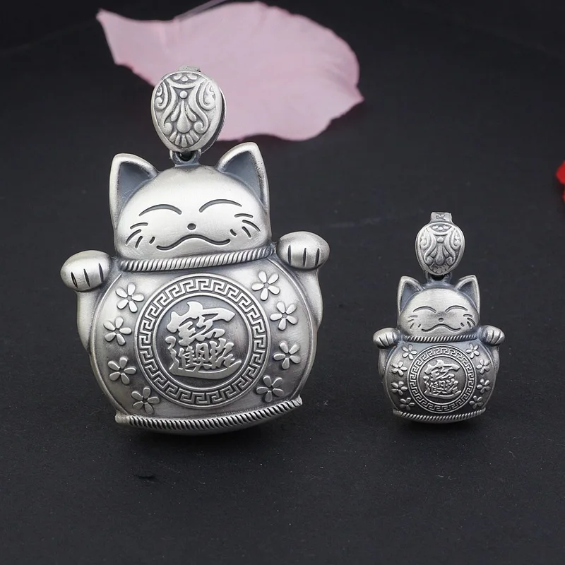 

2019 Choker Necklace Asg Cluci Cage Pendants Thai Wholesale 999 Fine Plutus Pendant Female High Matte Maxim Sweater