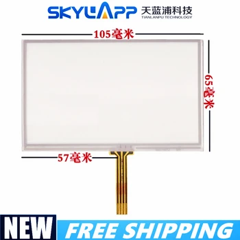 

4.3''inch touch screen handwriting Touch panel Glass for mp4 navigator universal external screen 105mm*65mm 4 wire touch screen