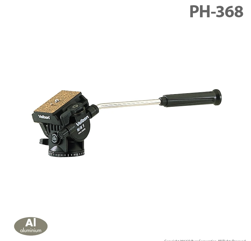 New Velbon PH 368 Videomate III Tripod, Vel Flo 9 fluid pan head, with