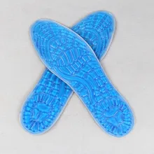 Гелевые демпфирующие спортивные стельки для женщин и мужчин обувь колодки ортопедические массажный эффект демпфирующий дезодорант военные Мягкие Удобные стельки