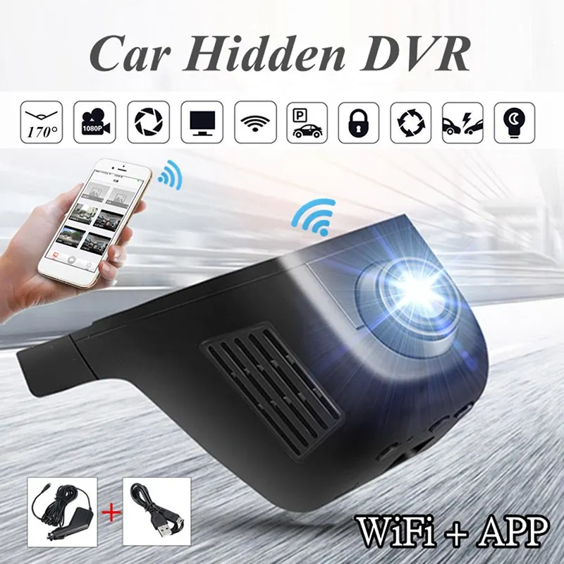 VicTsing Автомобильный видеорегистратор 1080P WiFi 170 градусов Автомобильный видеорегистратор DVR g-сенсор привод рекордер Wifi приложение монитор