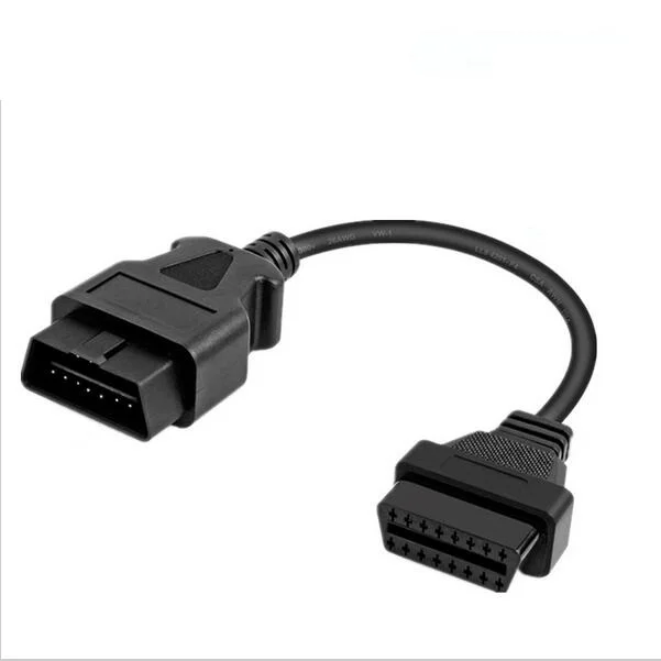 ELM327 30 см OBDII 16Pin кабель-удлинитель OBD2 16pin Мужской и Женский Кабель-Удлинитель OBD2 разъем ELM327 разъем-удлинитель