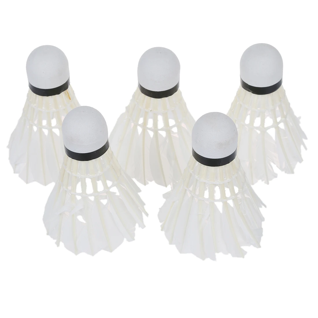 5 * Dark Night LED Badminton Shuttlecock Birdies iluminación rojo