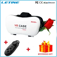 2016 Google Cardboard VR BOX Virtual Reality Headset 3D Glasses DVD Movies For iphone Samsung Phone Glasses GD02-5