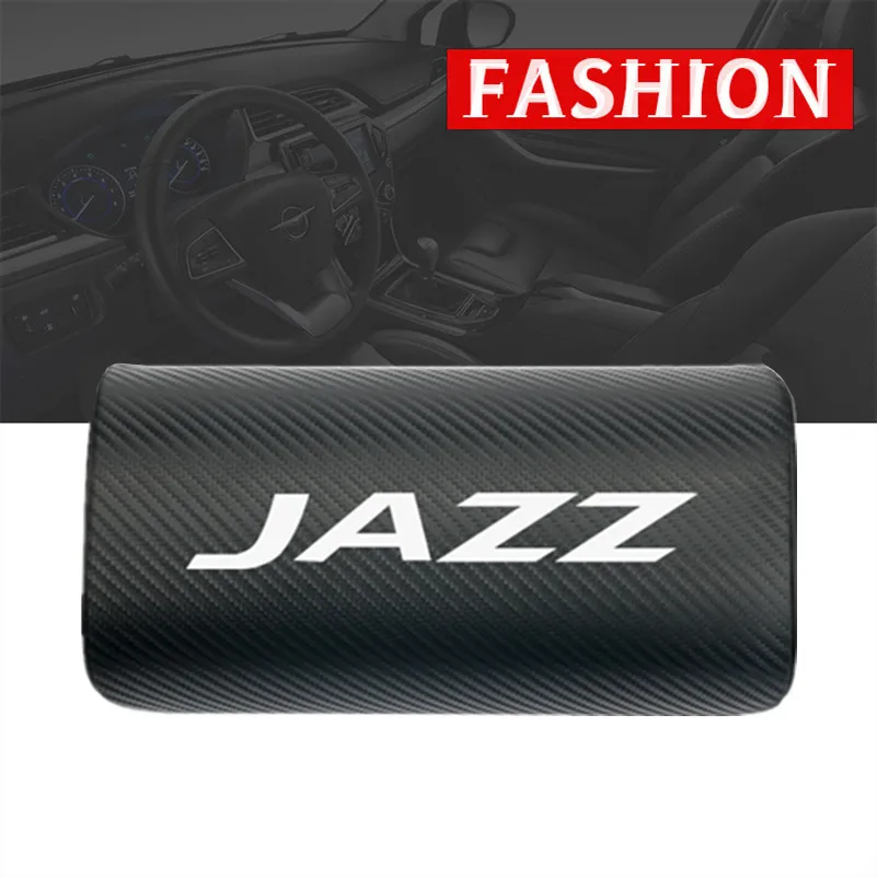 

Leather Car Neck Pillow Neck Rest Seat Headrest Cushion Pad for Honda Jazz 2008-2013 2014 2015 2016-2019 Accessories Car Styling