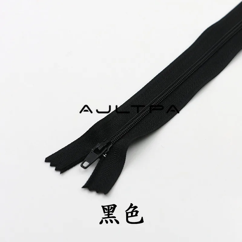 Black 2000 шт 18 см нейлоновые застежки молнии для юбки брюки кружева застежка-молния DIY для застежка для шитья аксессуары для шитья одежды - Цвет: Black