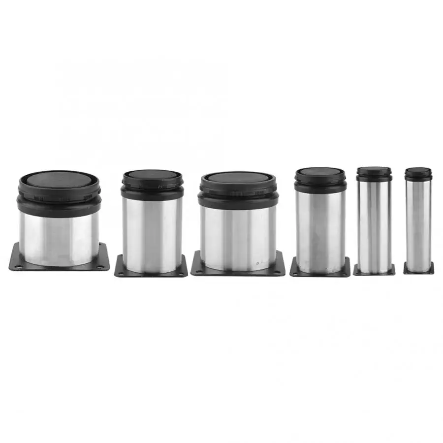 

Castor Wheels Furniture Legs Adjustable Furniture Legs Stainless Steel Cabinet Feet for Table Bed Sofa Roller Cabinets
