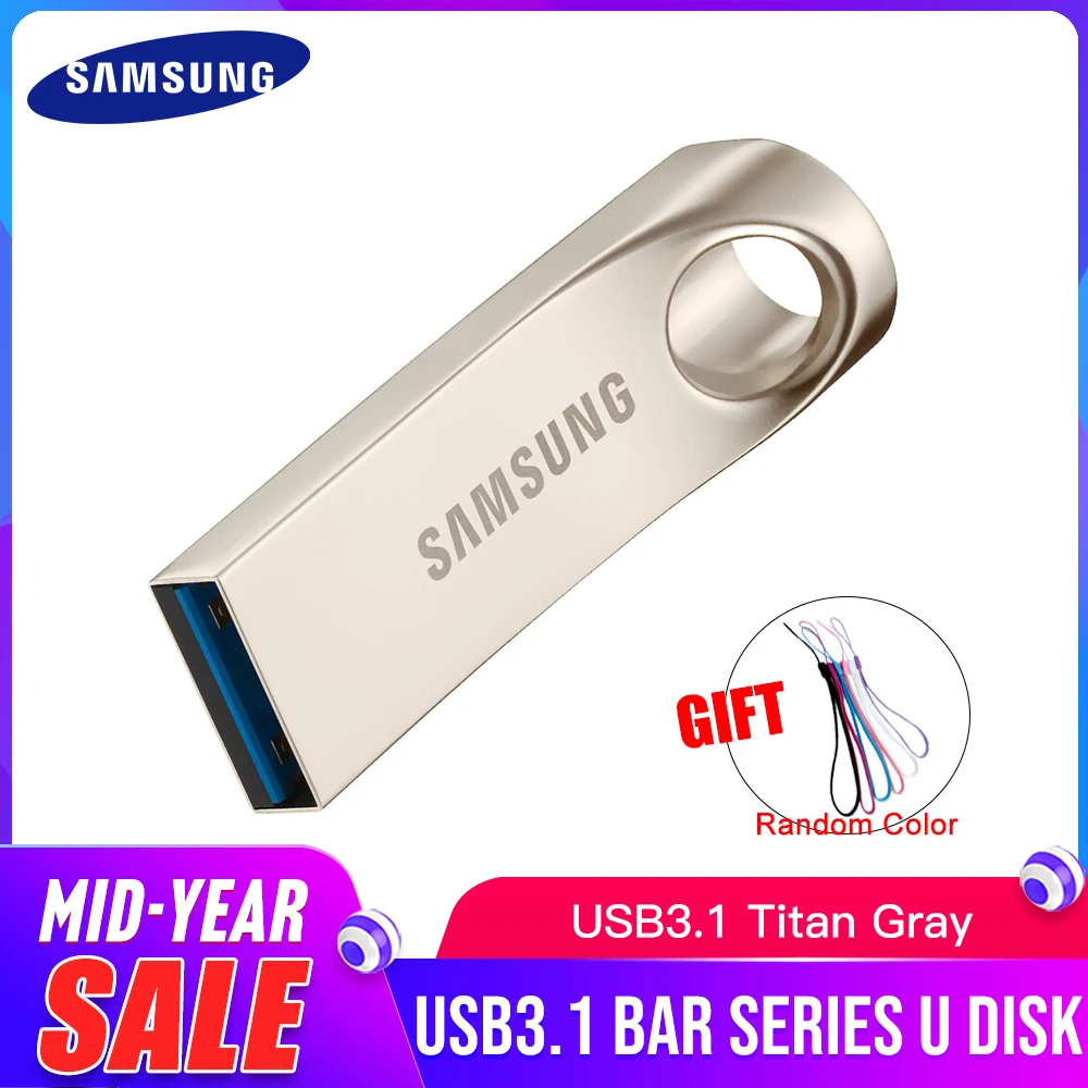 SAMSUNG 32G 64G 128G USB 3 1 Metal Mini Pen font b Drive b font Pendrive
