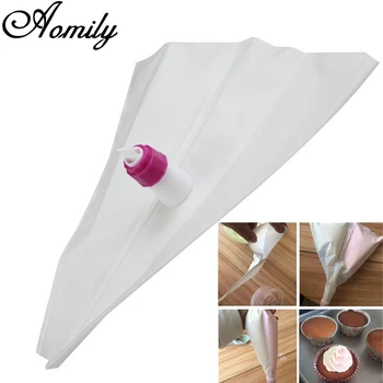 

Aomily Creative Double 2 in 1 Icing Piping Nozzles Pastry Bag Tips with Transverter Kitchen Bakery Cake Baking Decorating Tools